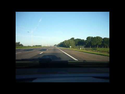 The co-drivers view: Rijksweg A12 Utrecht - Gouda