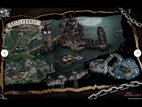 Castlevania Chronicles 3 Draculas Curse OST MAP THEME with cadence