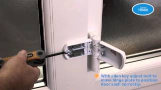 How to Adjust a hinge for a Dropped PVC Door