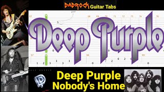 Nobody&#39;s Home - Deep Purple - Guitar + Bass TABS Lesson