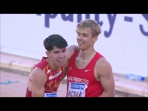 ???? David García Zurita | Campeón de Europa sub18 400m | Jerusalem2022