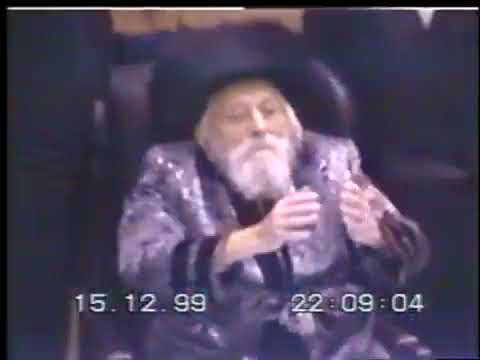 Reb Shlomo Halberstam Zt"l Stands Up Stands Up For His Son At A Wedding