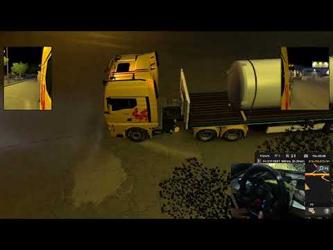 Success in Transporting Reservoir Tank to Geneva Switzerland | ETS2 1.50 | Delivery event