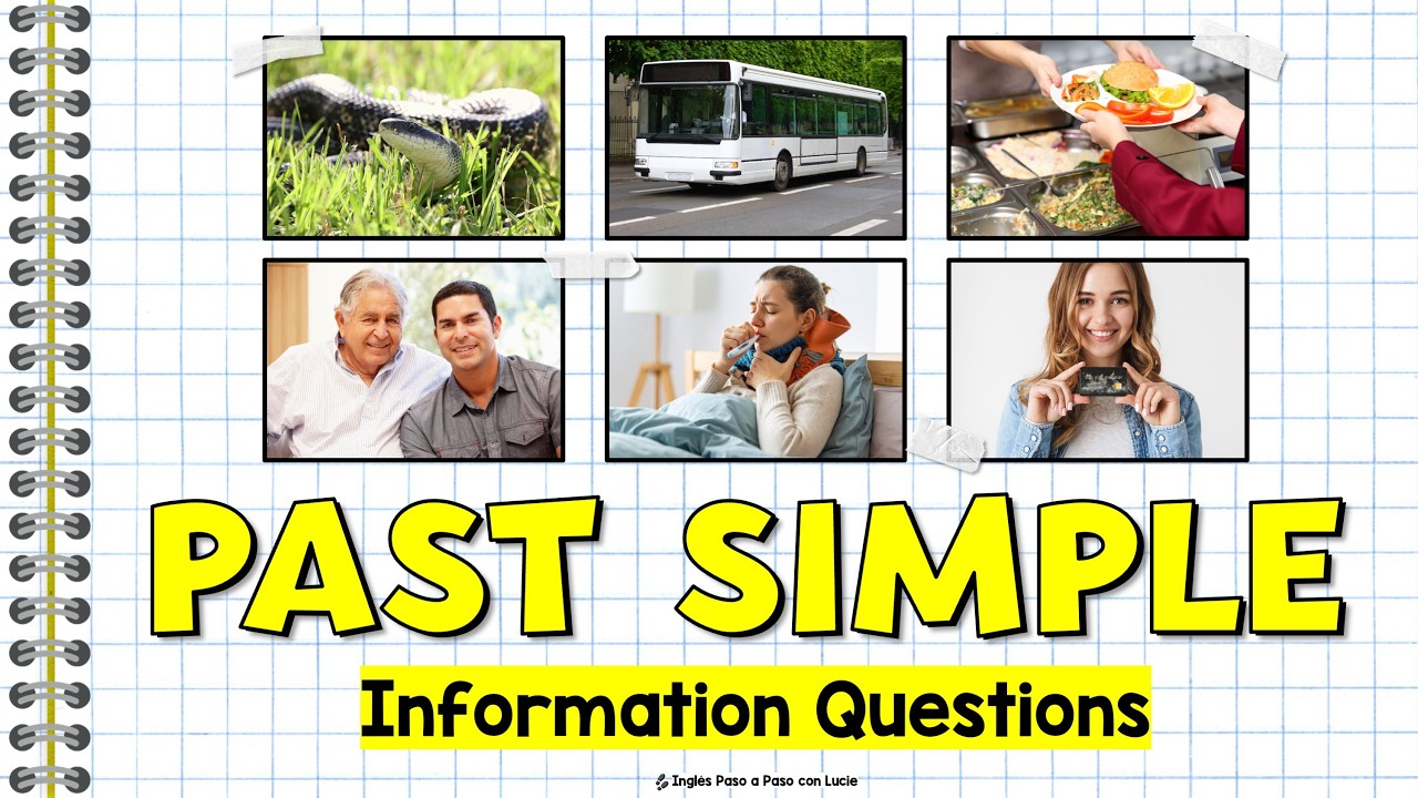 Preguntas de Información en Pasado Simple | Wh-Questions con Did en Inglés