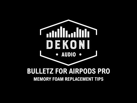 Dekoni audio premium memory foam earphone tips for online the apple airpods pro