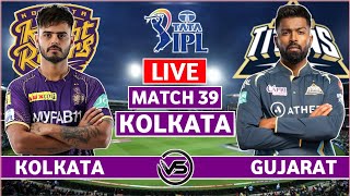 Kolkata Knight Riders v Gujarat Titans Live Scores | KKR v GT Live Scores & Commentary | Last 8 Over