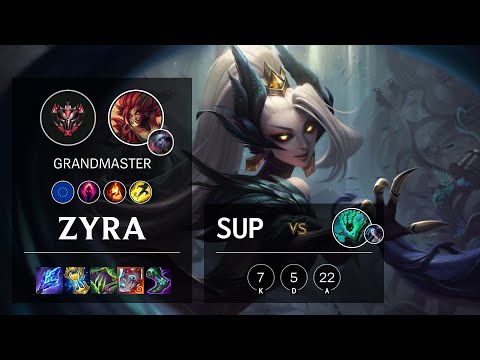 Zyra Support vs Thresh - EUW Grandmaster Patch 11.23