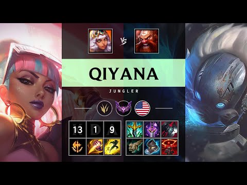 Qiyana Jungle vs Gragas: Godlike - NA Master Patch 25.S1.1