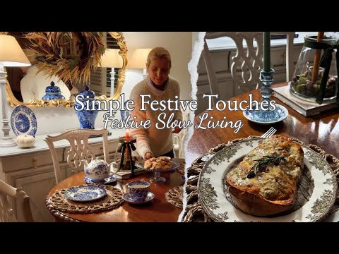A Cosy Weekend at Home | Roast Butternut Squash with Stilton | Baking with Family