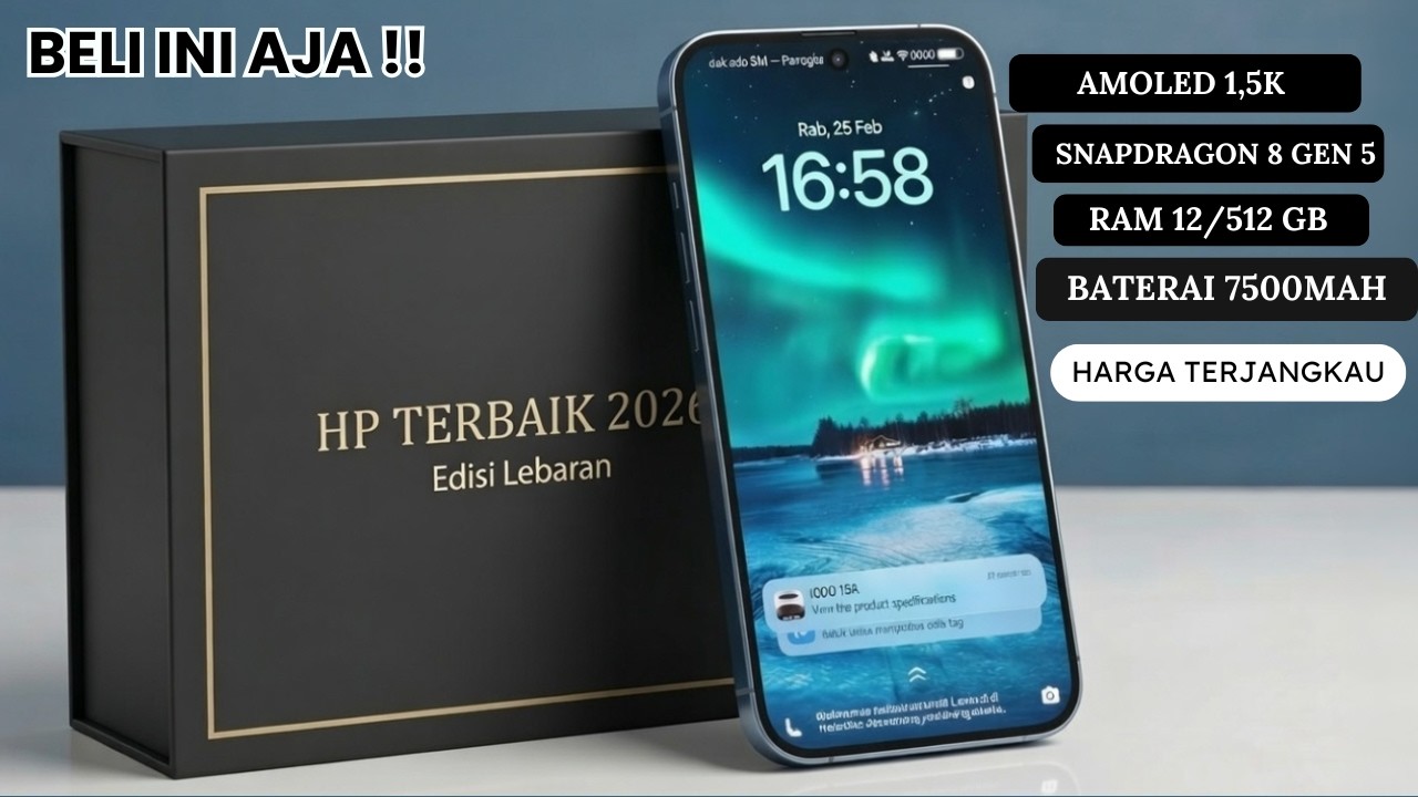BARU RILIS LANGSUNG LUDES‼️HP TERBAIK PALING LARIS BUAT LEBARAN 2026