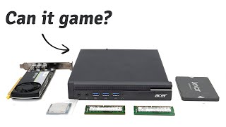 $40 Mini PC GONE GAMING: N4640G i7-7700T & T400 Upgrade