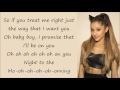 Ariana Grande Be My Baby Ft Cashmere Cat Lyrics
