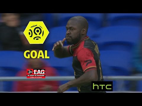Goal Yannis SALIBUR (46') / Olympique Lyonnais - EA Guingamp (1-3)/ 2016-17