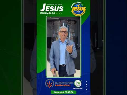Pr. Rubens Crispi - Luz Para os Povos | MARCHA PARA JESUS 2025 | Itumbiara - GO