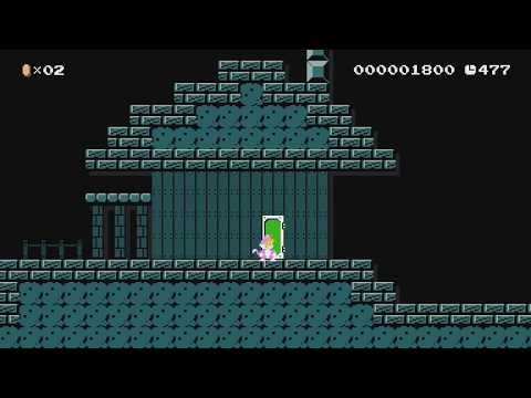 Peach's Adventure: Goomba Hills by Jacob - Super Mario Maker - No Commentary 1bo