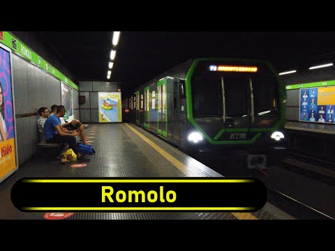 Metro Station Romolo - Milan 🇮🇹 - Walkthrough 🚶