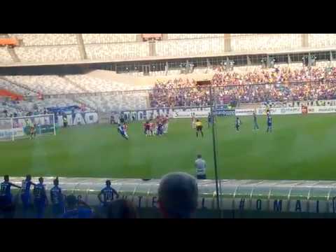 Gol de Falta, Robinho direto da arquibancada - Vila-Nova 1x2 Cruzeiro 29/01/2017