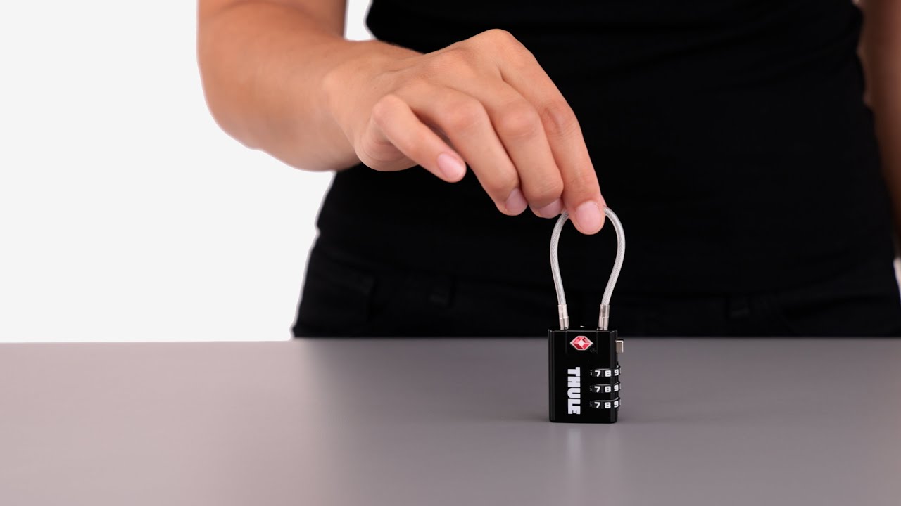 Thule TSA lock - How to change the combination