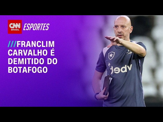 Após eliminação na Copa Sul-Americana, Botafogo demite técnico português | LIVE CNN