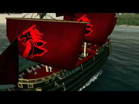 1st RATE VS 3 SMALL SHIPS FIGHT | THE PIRATES CARIBBEAN HUNT