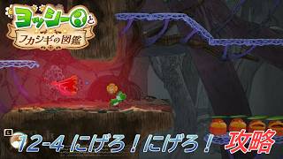 【ヨッシーとフカシギの図鑑】12-4 フカシギからの挑戦 にげろ！にげろ！にげろ！ 攻略/フラワーコンプリート【クリア後/switch2】