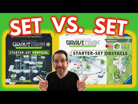 GraviTrax PRO Vertical Starter Set vs. Obstacle Starter Set (Marble Run Set Comparison)