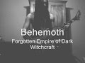 Behemoth - Forgotten Empire of Dark Witchcraft cover