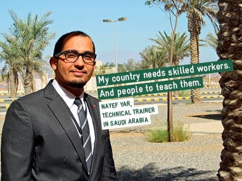Faces & Stories: Technical trainer in Saudi Arabia