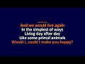 Rob Dickinson -The End Of The World - Karaoke Instrumental Lyrics - ObsKure
