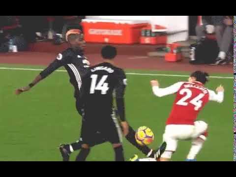POGBA'S RED CARD vrs Arsenal