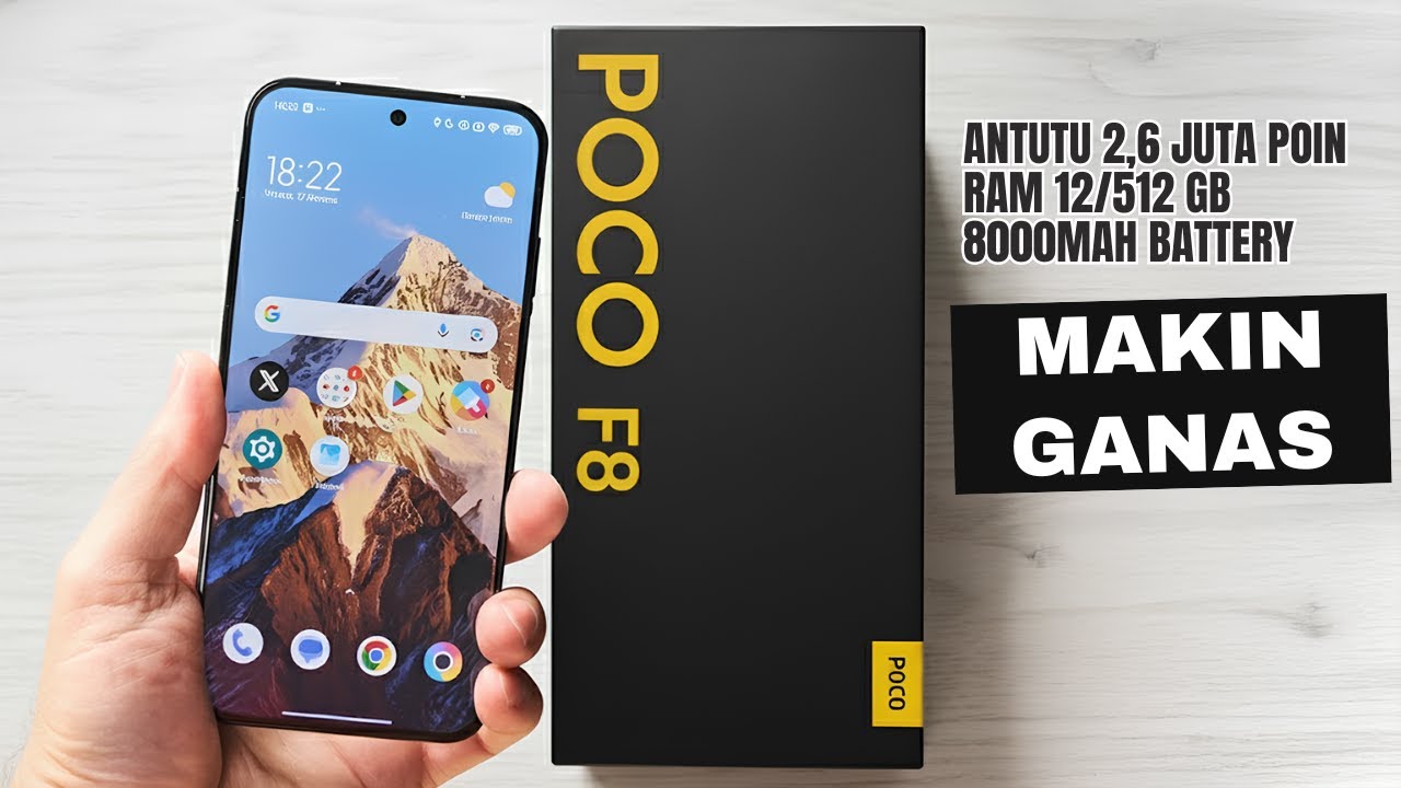 PANTAS DITUNGGU‼️POCO F8 SPESIFIKASINYA MAKIN MENGGODA