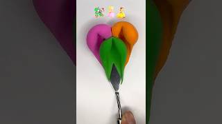 Yoshi Vs Princess Guess the mixing colors art clayart shorts satisfying subscribe
