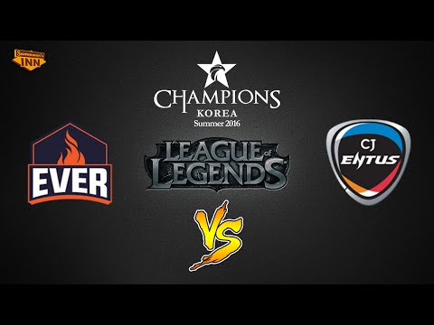 ESC Ever vs. CJ Entus | LCK Summer Split 2016 | W11D2 Game 1