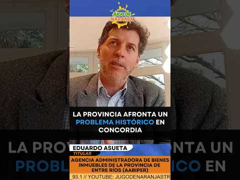 LA PROVINCIA AFRONTA UN PROBLEMA HISTÓRICO EN CONCORDIA #jugodenaranja #concordia #entrerios