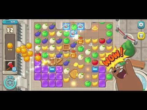 We Bare Bears Match3 Repairs Level 629 - No Boosters
