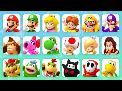 Super Mario Party Jamboree - All Characters