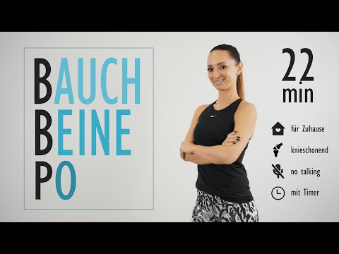 ABDOMEN, LEG, AND BUTT TRAINING at home without jumping, knee-friendly | Katja Seifried