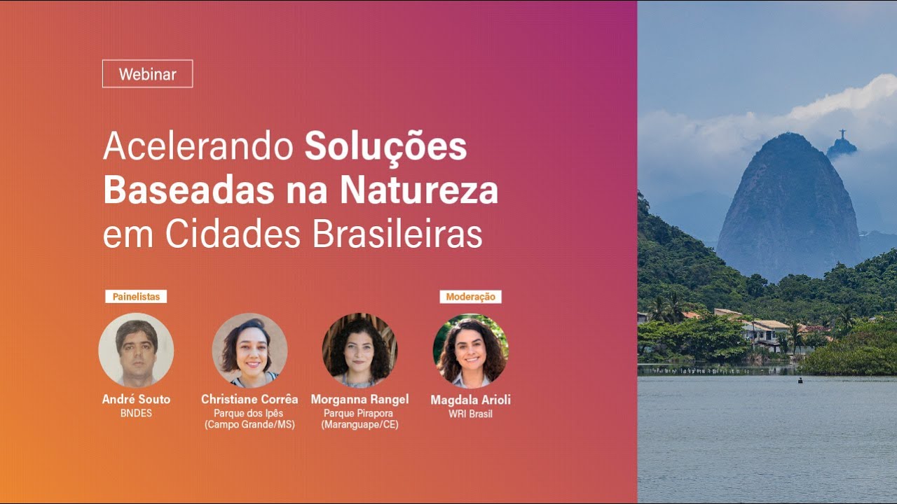 WEBINAR | Acelerando Soluções Baseadas na Natureza em Cidades Brasileiras