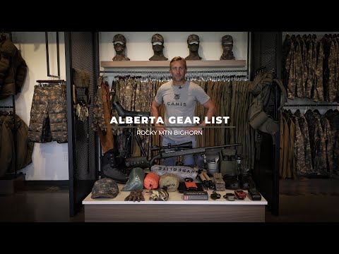 ALBERTA GEAR LIST - Rocky MTN Bighorn hunt.