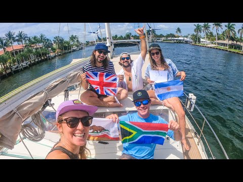 Atlantic Crossing Begins! Capt. Brady at the helm! EP 241