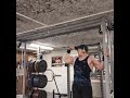35kg one arm biceps curl 6 reps 5 sets