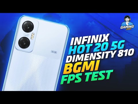 Infinix Hot 20 5G Dimensity 810 BGMI FPS Test, Heating & Gyro Gaming Review