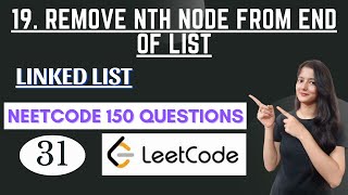 YouTube video '19. Remove Nth Node From End of List || NEETCODE 150'