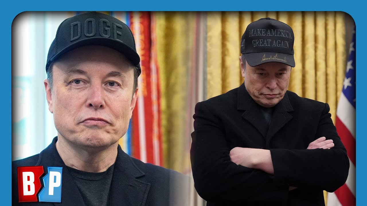 WATCH: Elon TWEAKS OUT w/ Black Eye in Oval Office Send Off