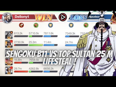 NEW COMBO SENGOKU B11 BANTAI TOP SULTAN 25 M LIFESTEAL !! - NEW WORLD VIRGOUR VOYAGE