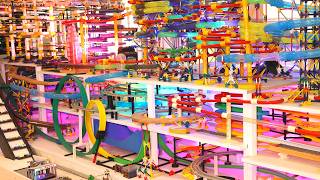 Most Satisfying Marble Run Ever! "Marblopolis" gameplay video by Primetime75, 9:11 duration