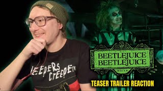 Beetlejuice Beetlejuice - Teaser Trailer REACTION
