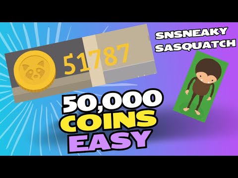 How to get 50,000 COINS IN Sneaky Sasquatch tutorial easy ￼