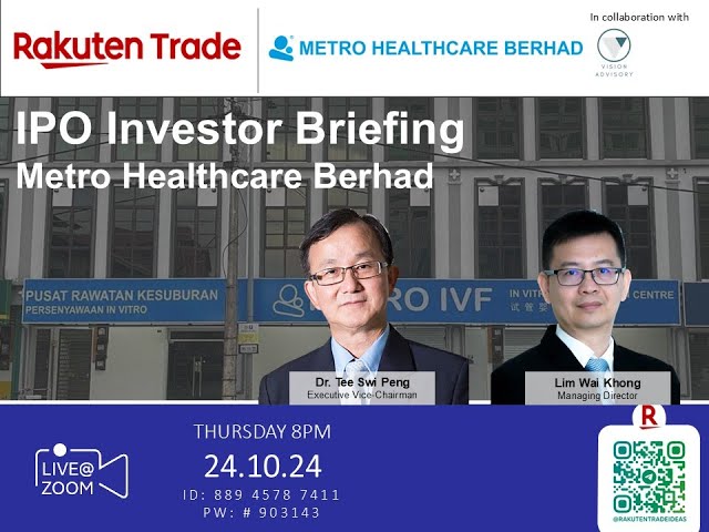 Rakuten Trade Ideas 🎯 Webinar - Metro Healthcare Berhad
