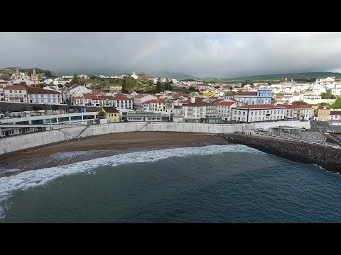 Angra, the village under the rainbow, tercira island, azores